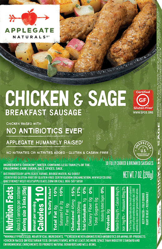 Products Breakfast Sausage Natural Chicken and Sage Breakfast